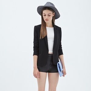 Forever 21 Black Blazer Jacket